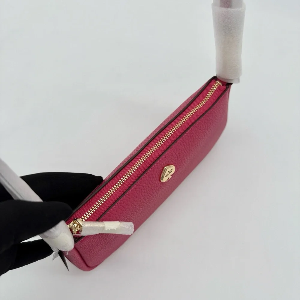 Kate Spade Kayla Convertible Wristlet Rose Oil Pink - Picture 6 of 13